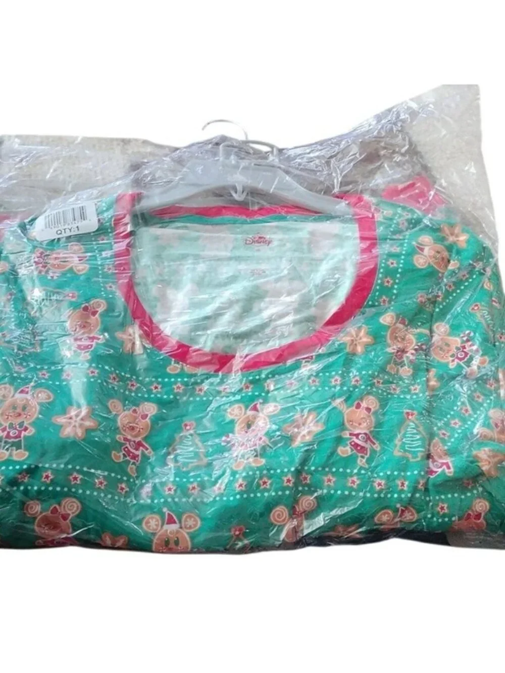 Disney Mickey & Friends Gingerbread PJ Pals 2 piece Pajamas Set, Size 2X - Picture 4 of 7